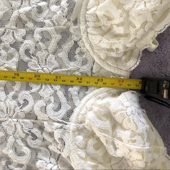 Papillon Blanc Lace Teddy - Picture 9 of 9